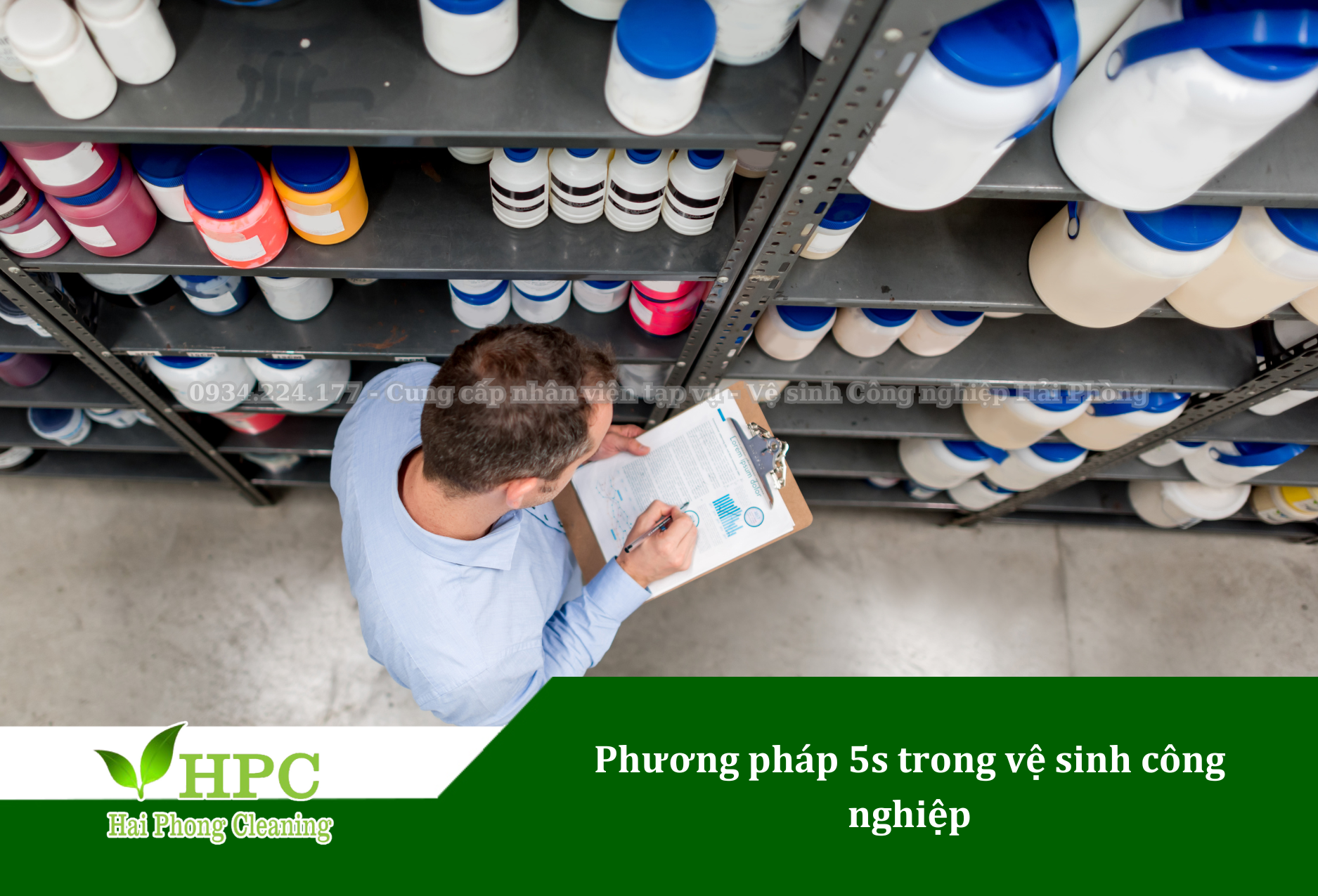 Vệ sinh công nghiệp Hải Phòng với hoá chất an toàn