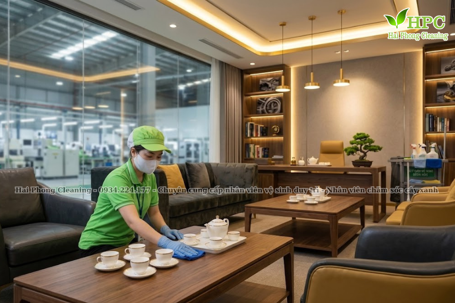 Dịch vụ vệ sinh duy trì và tạp vụ tại Quảng Ninh