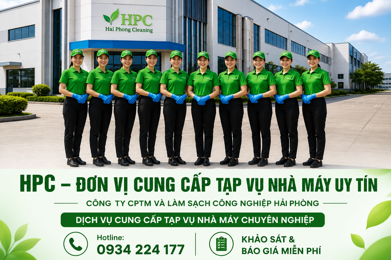 Cung cấp tạp vụ hải Phòng