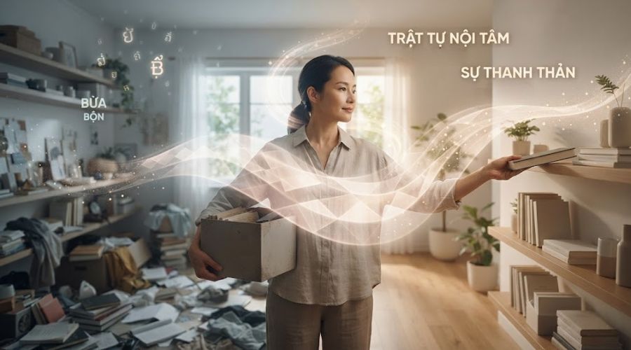 Dọn dẹp không gian, tái tạo năng lượng