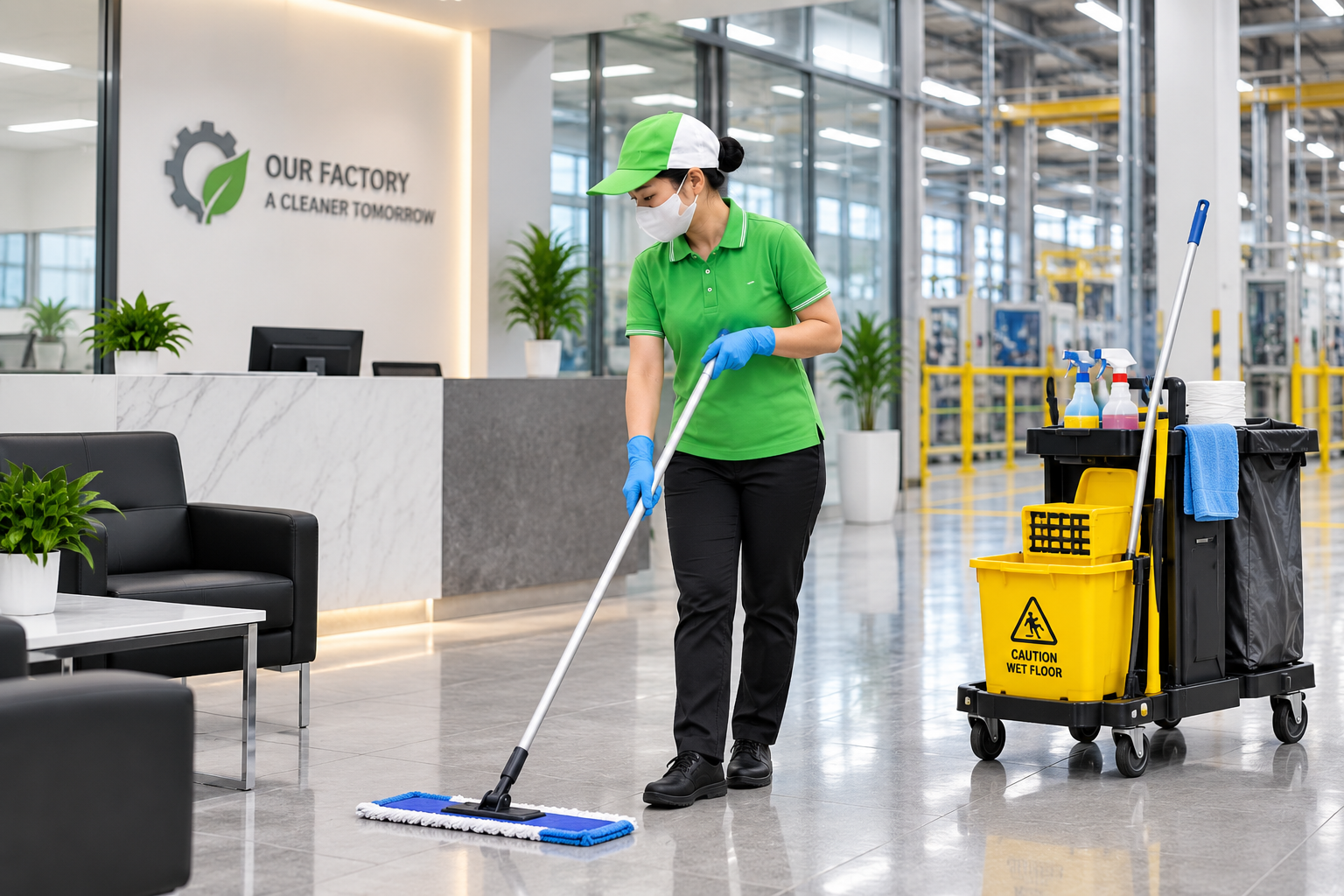 Các tiêu chí đánh giá nhân viên tạp vụ nhà máy