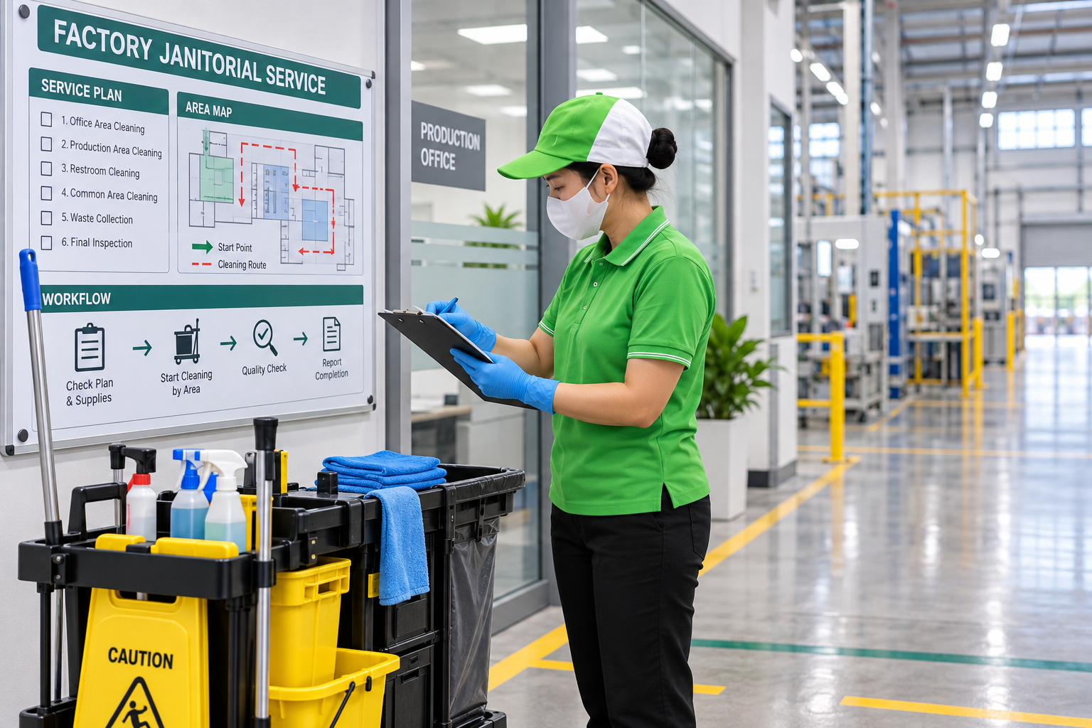Những lỗi thường gặp khi quản lý nhân viên tạp vụ nhà máy