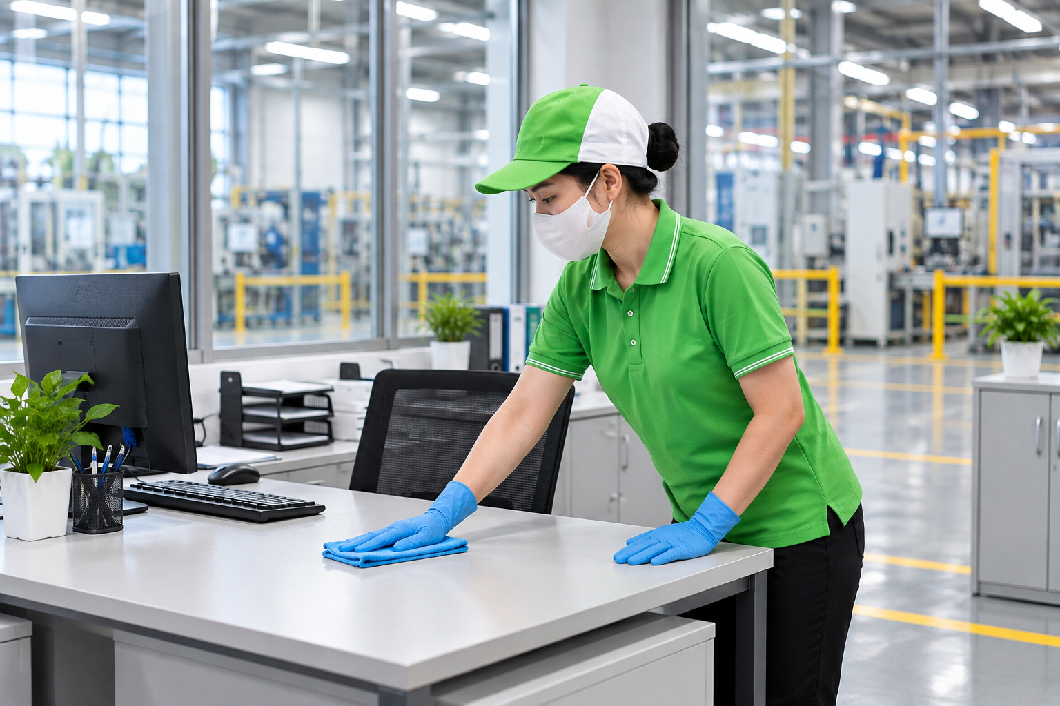 Quy trình quản lý nhân viên tạp vụ nhà máy tại HPC