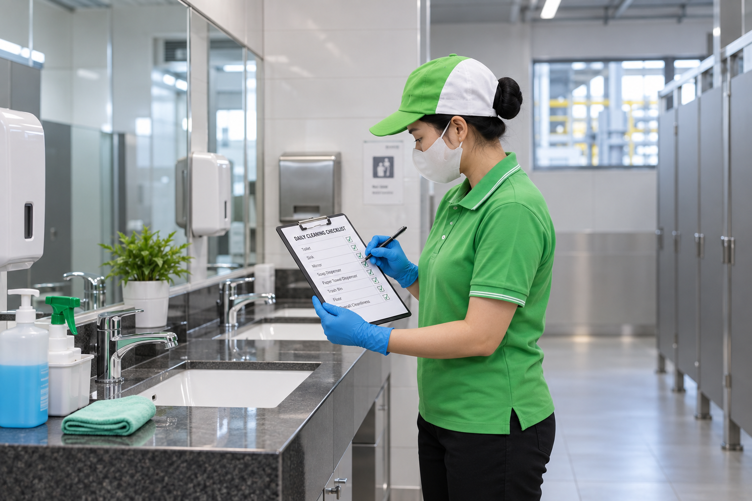 Xây dựng checklist vệ sinh hàng ngày