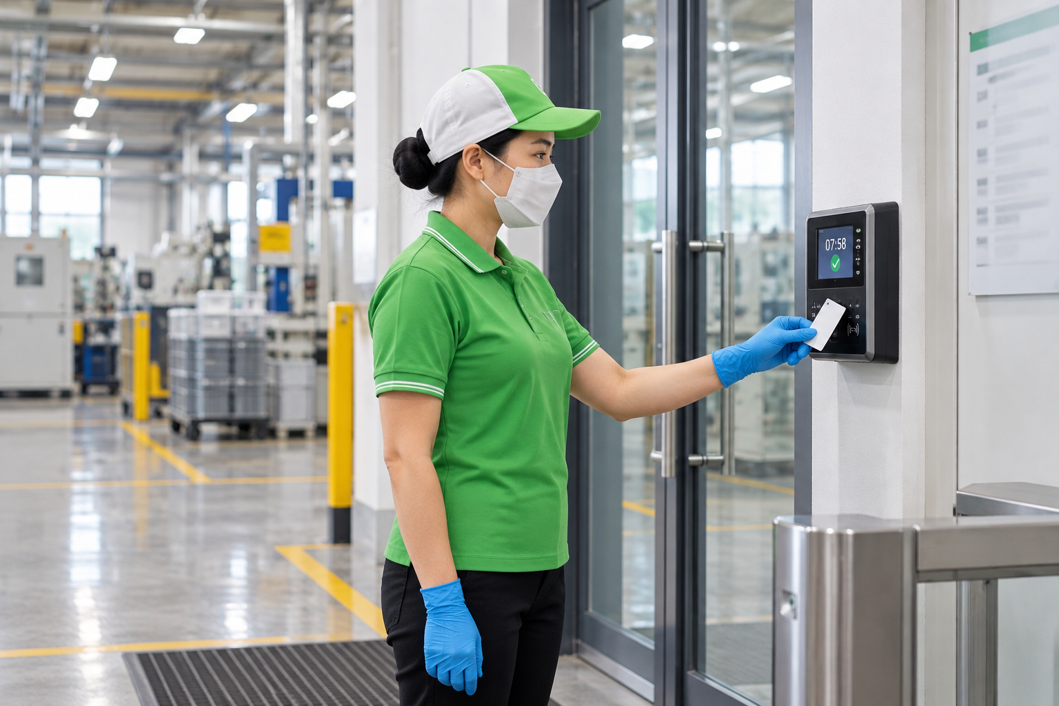 Kiểm soát chấm công nhân viên tạp vụ