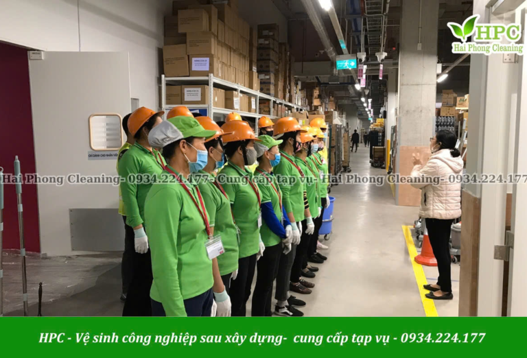 Dịch vụ vệ sinh sau xây dựng Hải Phòng