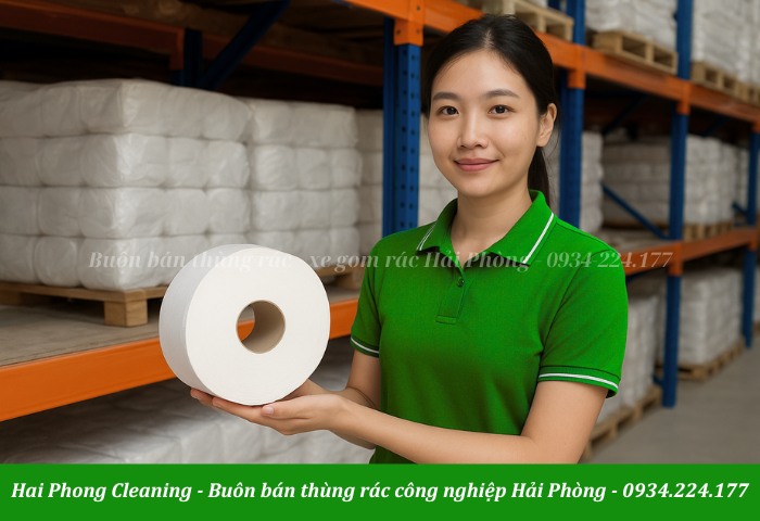 Giấy vệ sinh Công nghiệp giá rẻ Hải Phòng