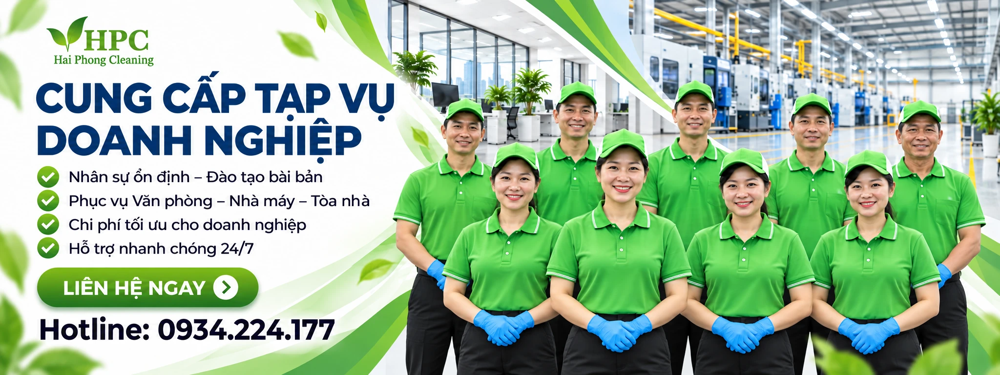 Cung cấp tạp vụ giá rẻ tại Hải Phòng
